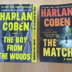Summer books! THE BOY FROM THE WOODS; THE MATCH Harlan Coban - Wilde books 1 & 2